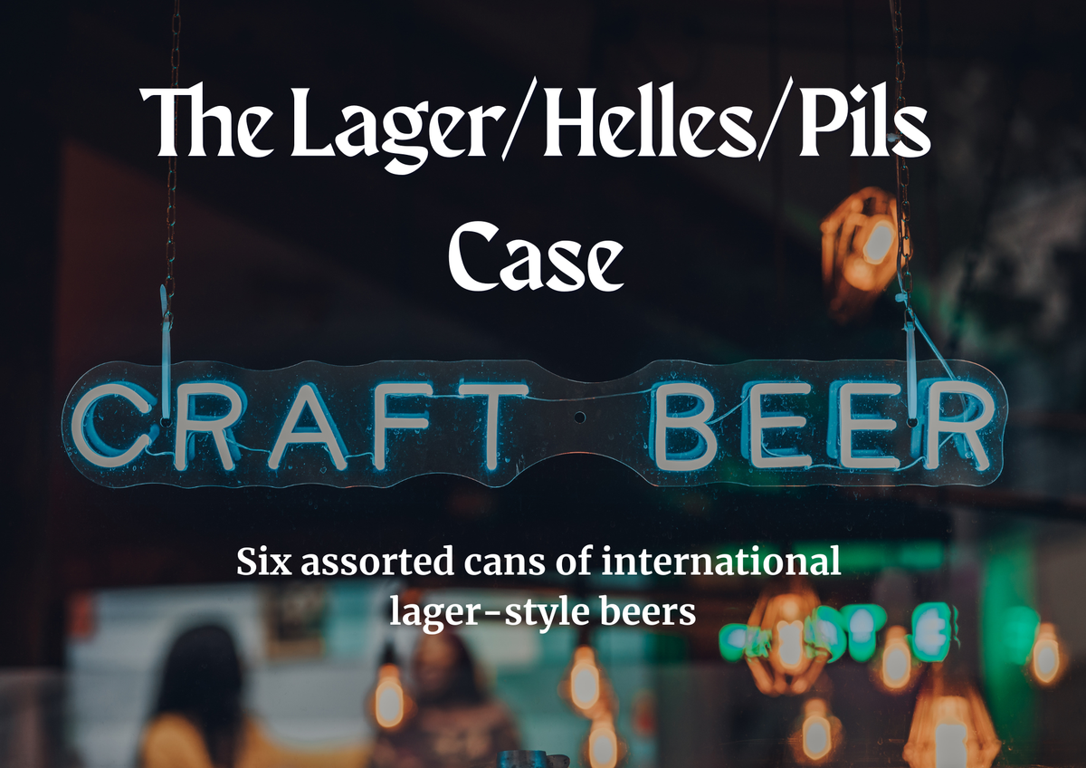 The International Lagers/Pils/Helles Beer Case (6 cans)