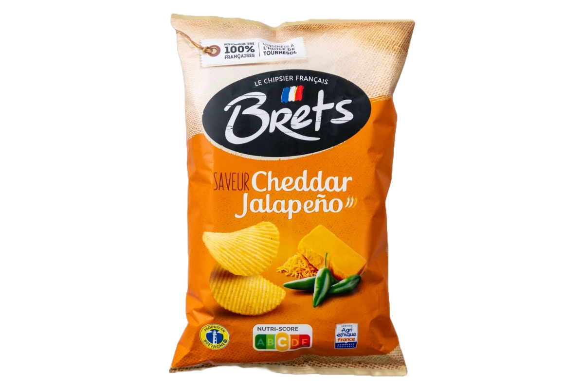 Brets Cheddar Jalapeno 125g