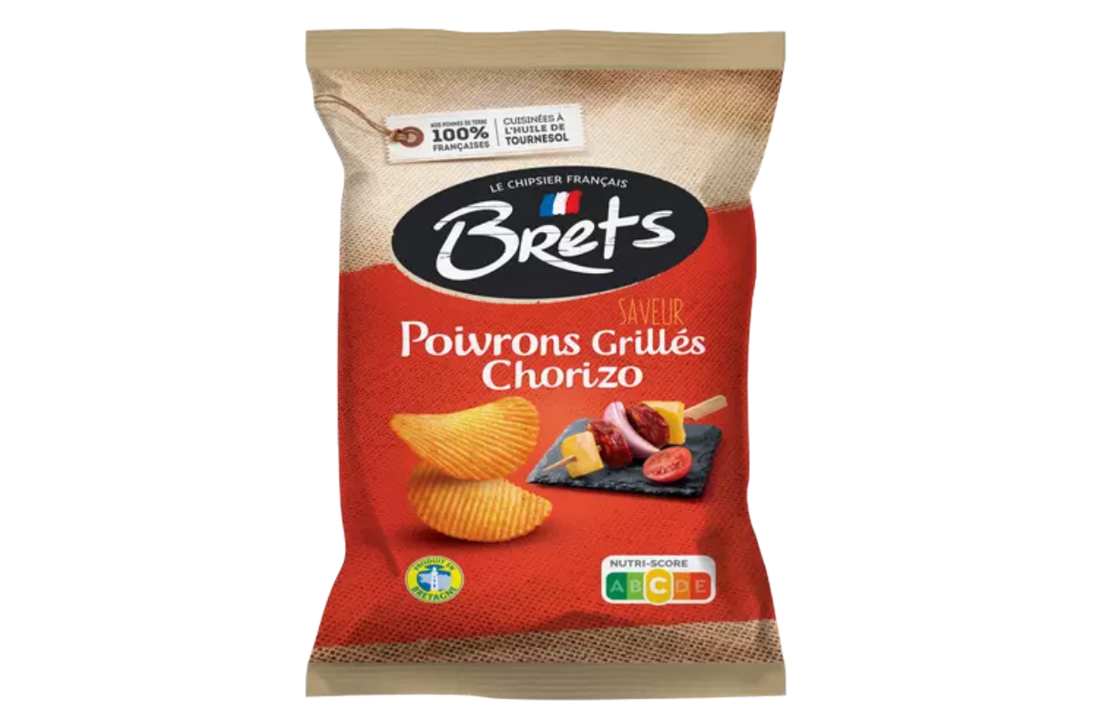Bret's Pepper &amp; Chorizo Crisps 125g