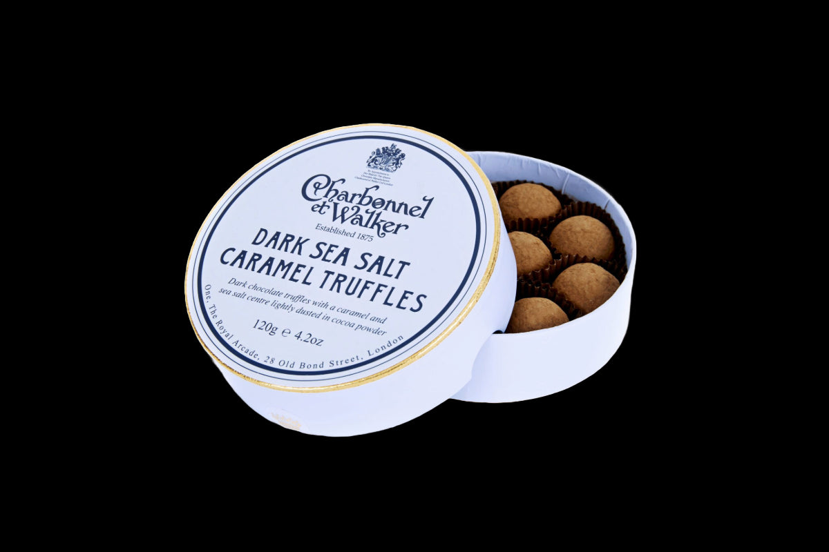 Charbonnel et Walker Dark Sea Salt Caramel Truffles 120g