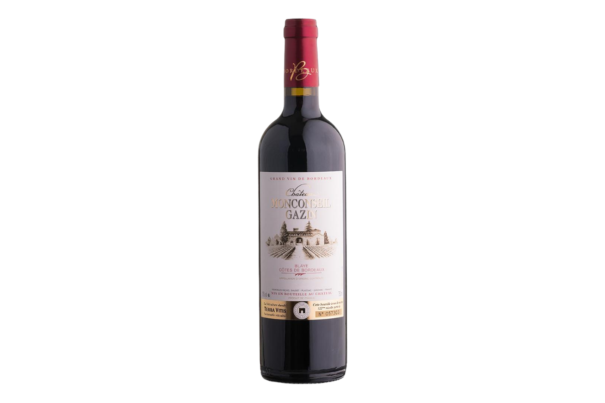 Chateau Monconseil-Gazin Blaye Cotes de Bordeaux Rouge 2022