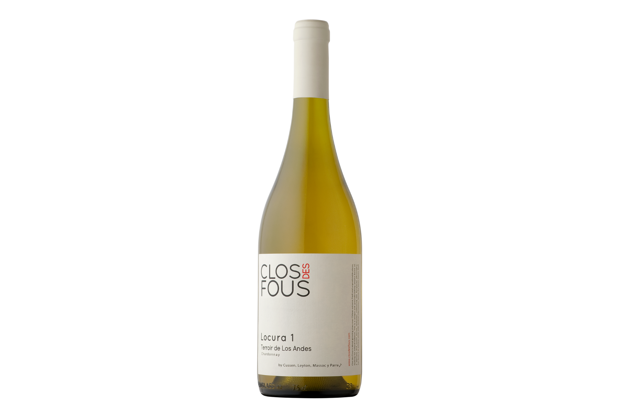 Clos des Fous Locura 1 Chardonnay Terroir de Los Andes Malleco Valley 2023