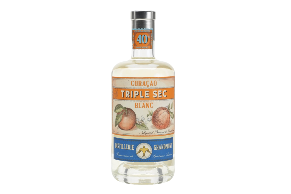 Distillerie de Grandmont Triple Sec Curacao Blanc 40% 70cl