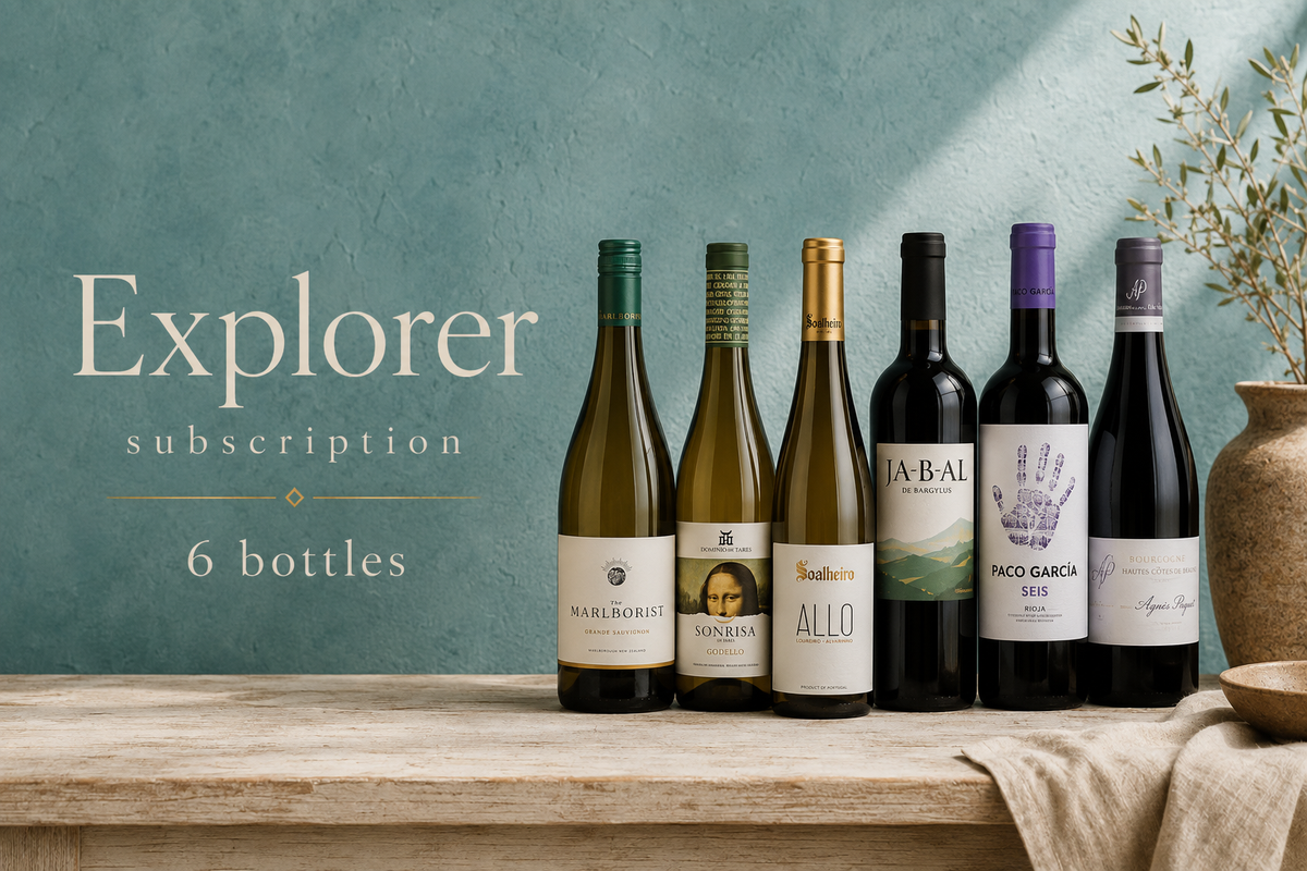 Explorer Wine Subscription: Six Bottles