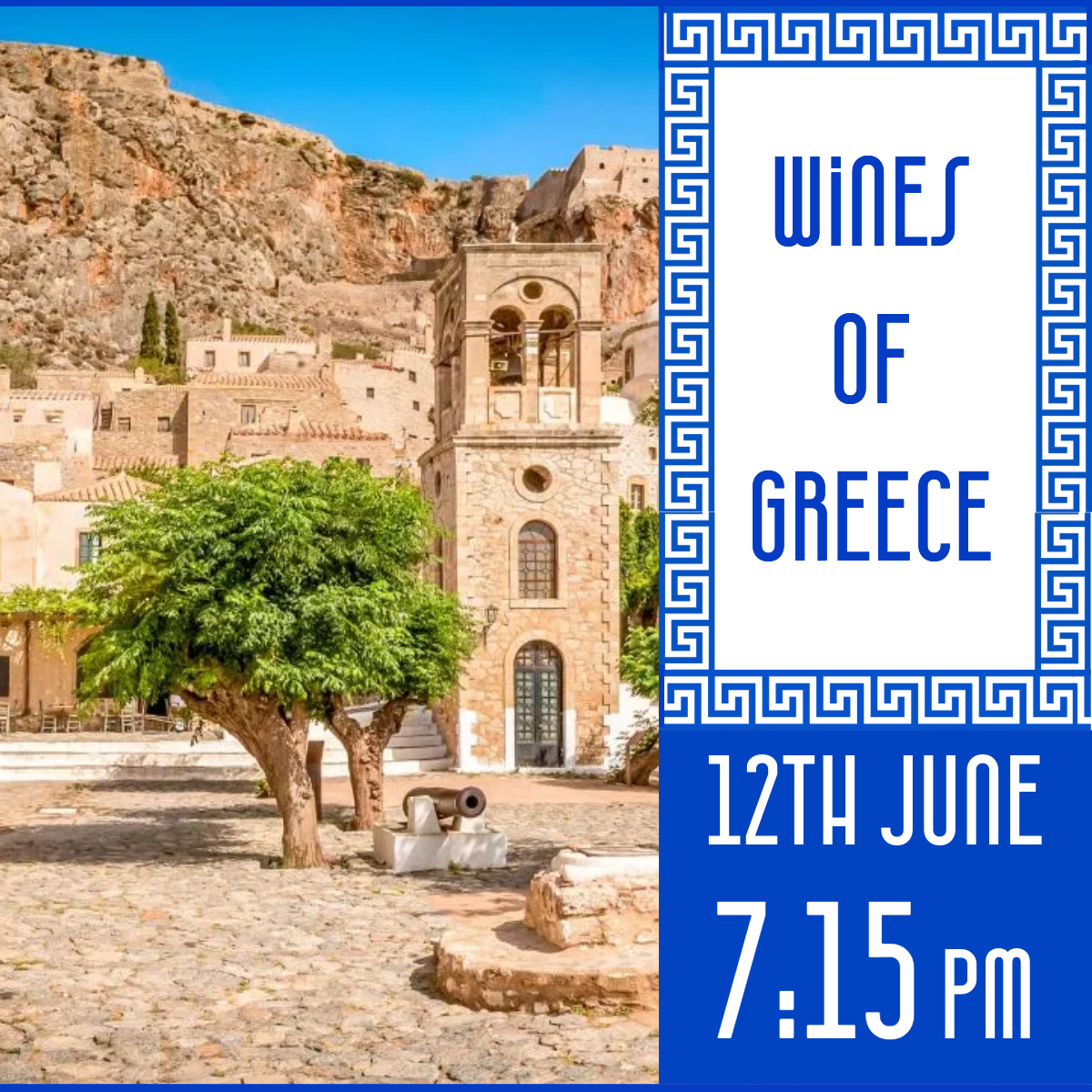 7:15-8:00pm: Meet the Producers: Wines of Greece