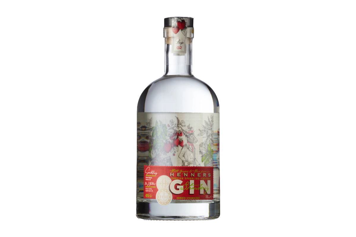 Henners English Summer Strawberry Gin 70cl