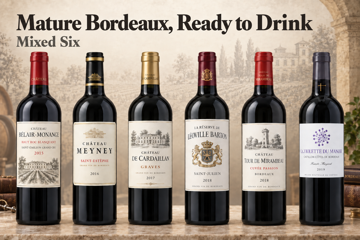 Mature Drinking Bordeaux: Case of Six