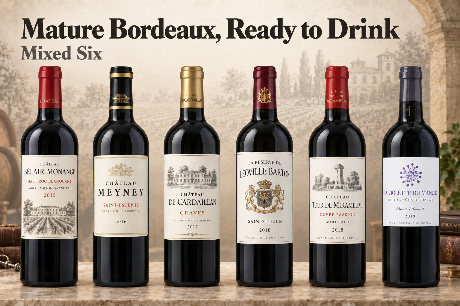 Mature Drinking Bordeaux: Case of Six