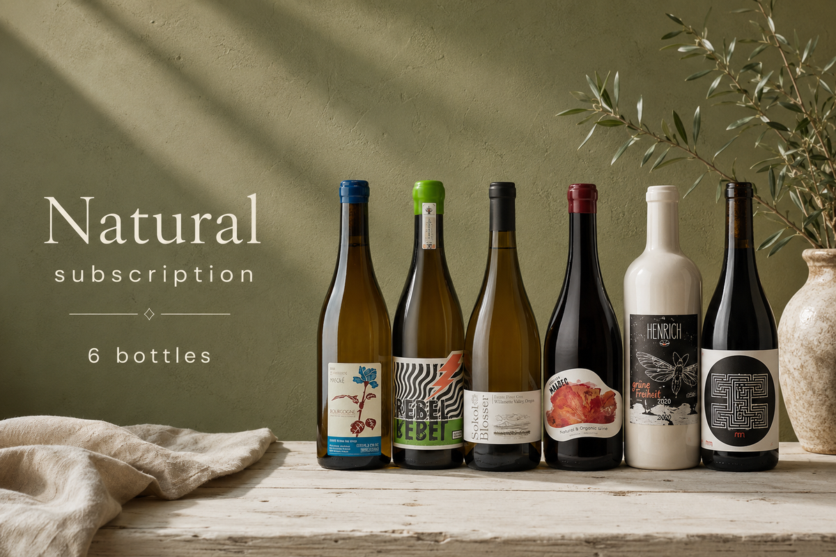 Natural Wine Subscription: Six Bottles