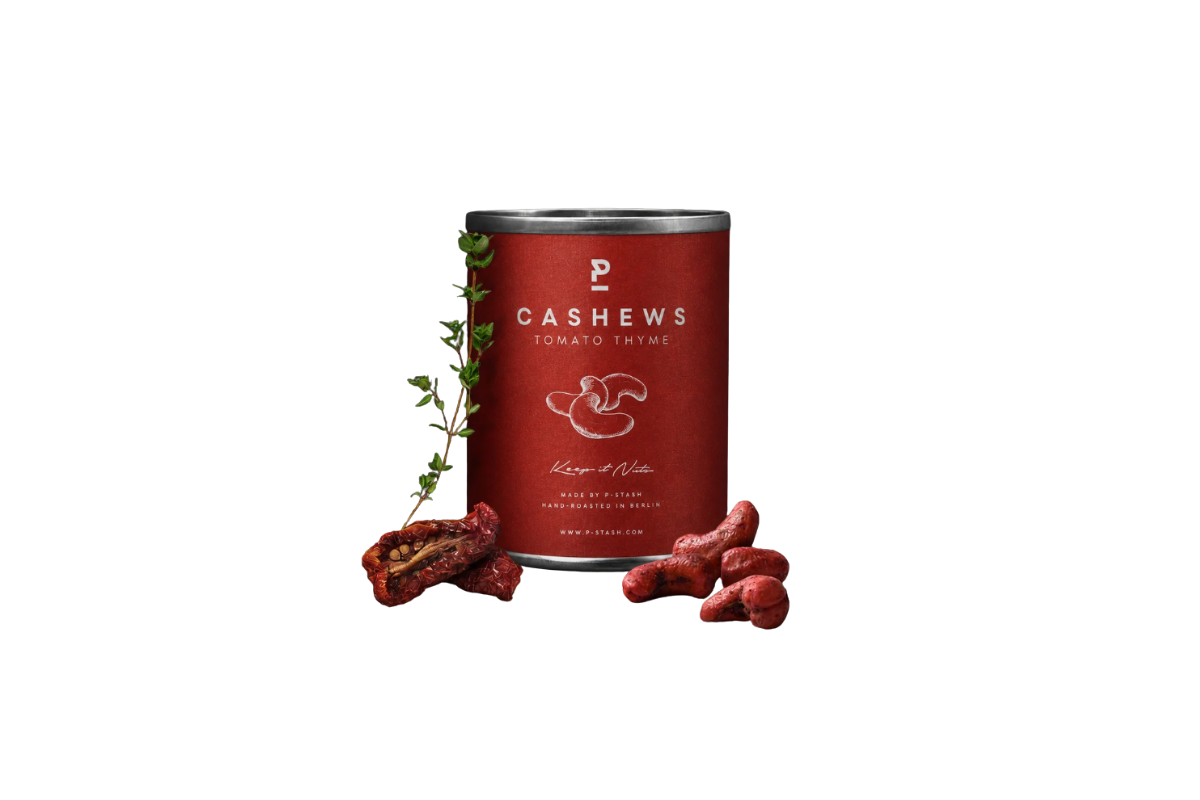 P-Stash Cashews - Tomato Thyme - Mini 55g