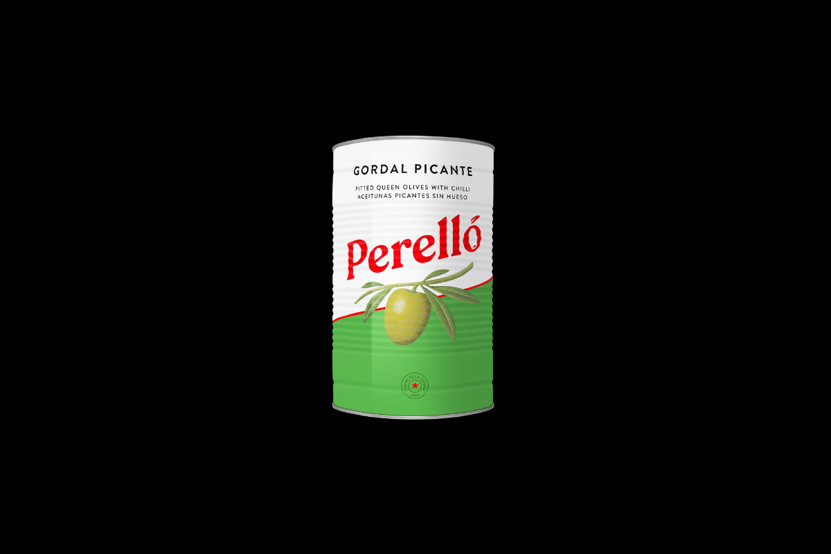 Perello Gordal Pitted Olives Tin 150g