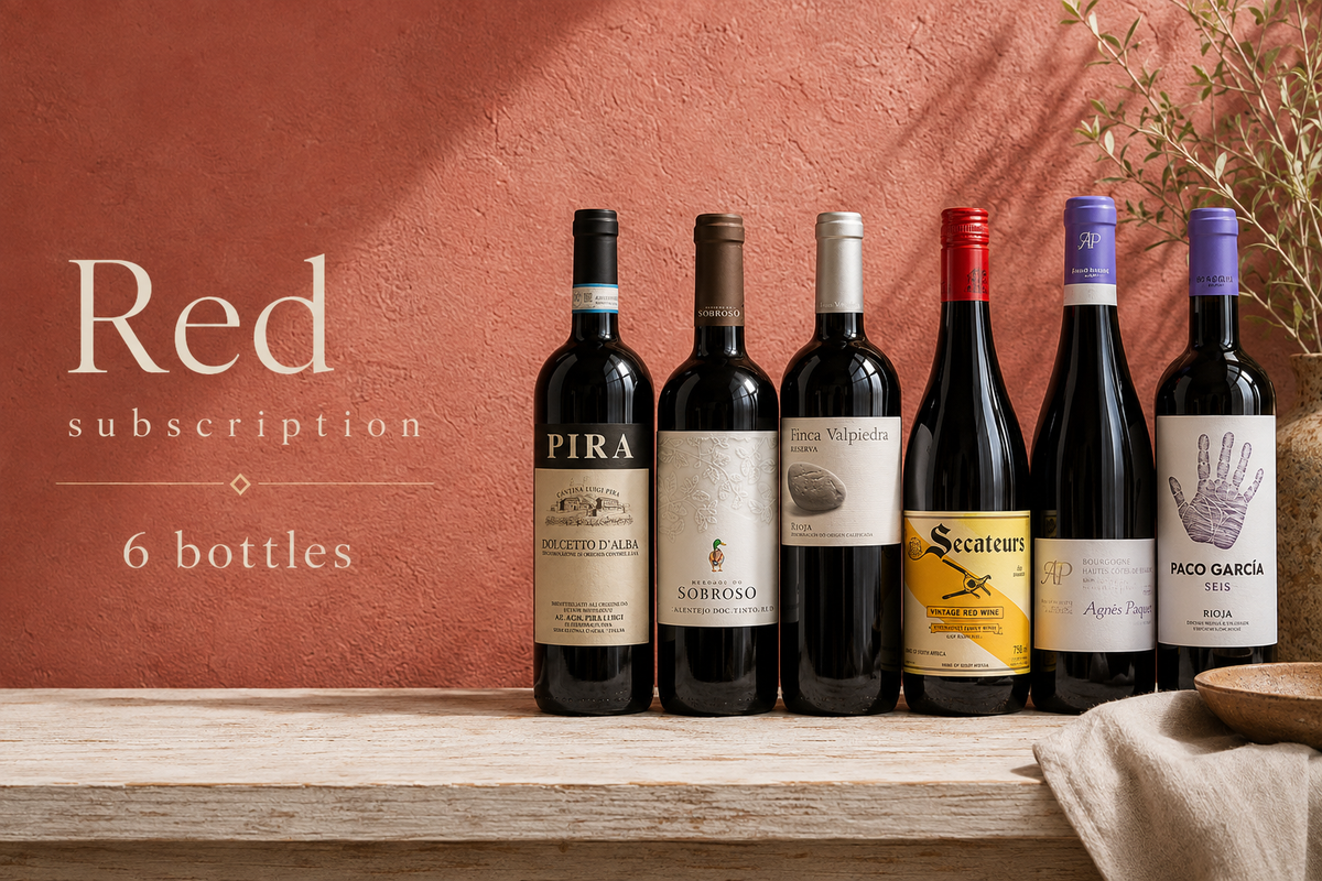 Red Wine Subscription: Six Bottles
