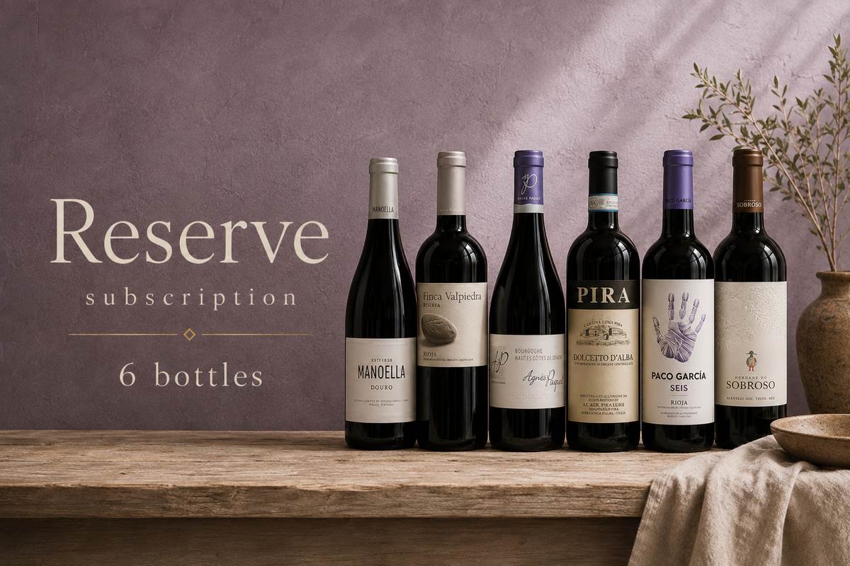 Reserve Wine Subscription: Six Bottles