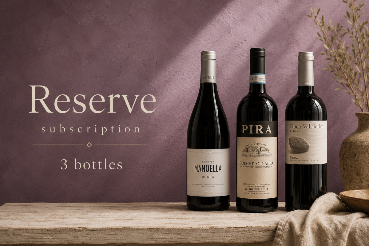 Reserve Wine Subscription: Three Bottles