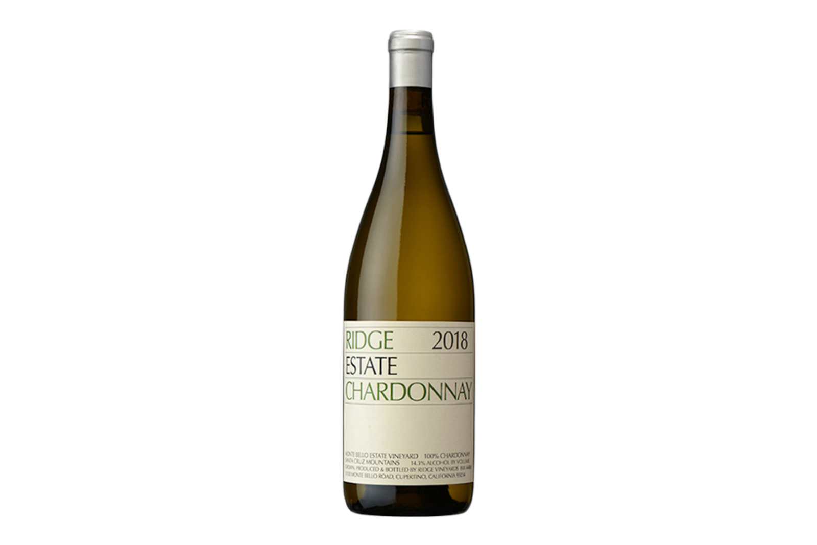 Ridge Vineyards Estate Chardonnay Santa Cruz Mountains 2022