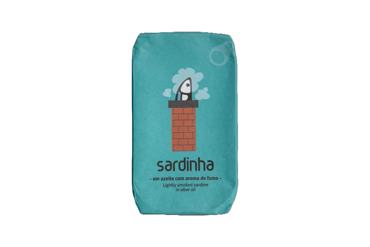 Sardinha Portuguese Sardines Lightly Smoked in Olive Oil 120g