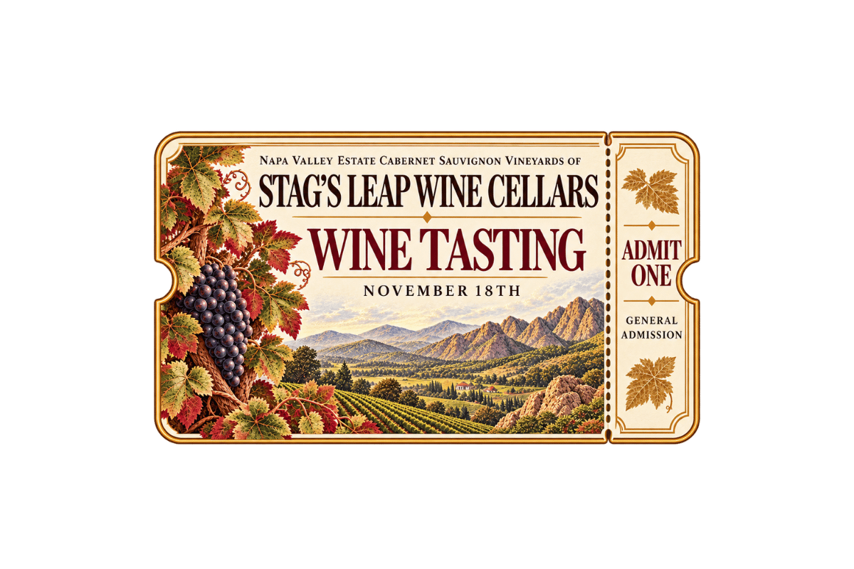 Stag's Leap Wine Cellars Tasting: Wednesday 18 November