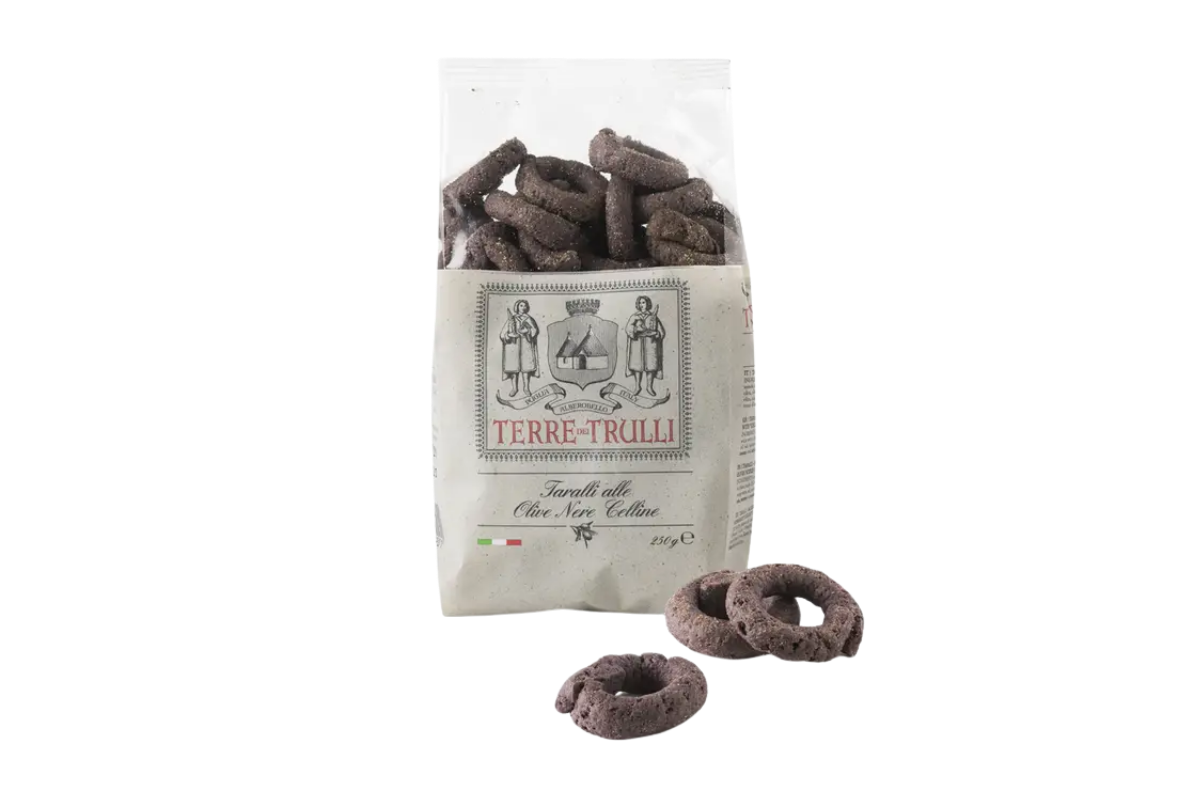 Celline Black Olive Taralli 250g