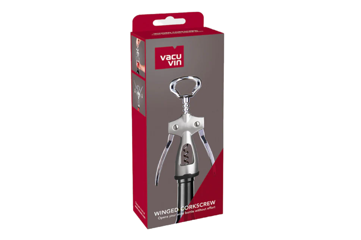 Vacuvin Winged Silver Corkscrew