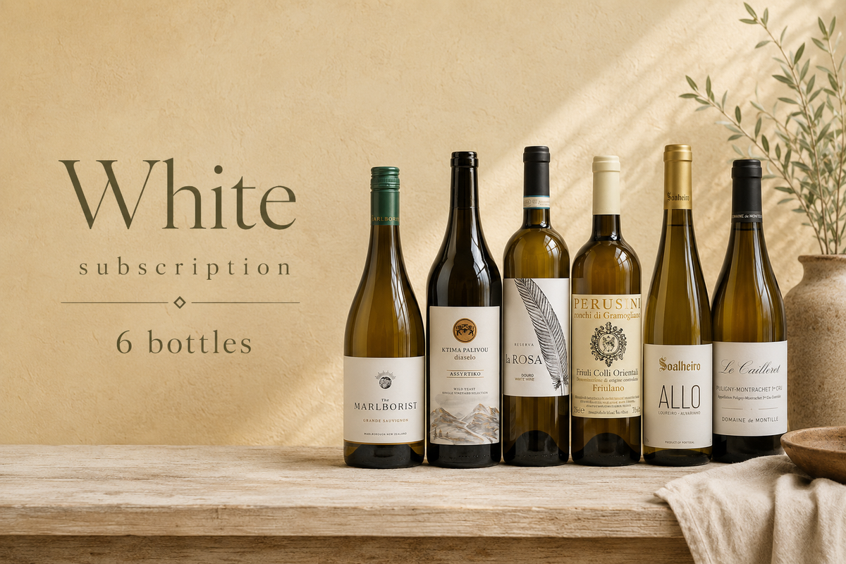 White Wine Subscription: Six Bottles