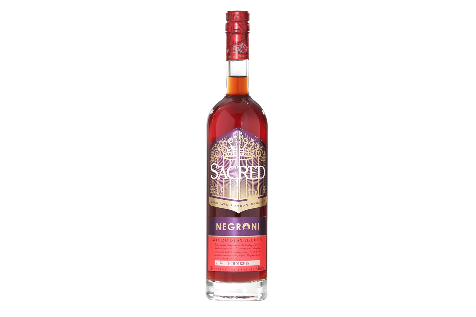 Sacred Bottle Aged Negroni 70cl