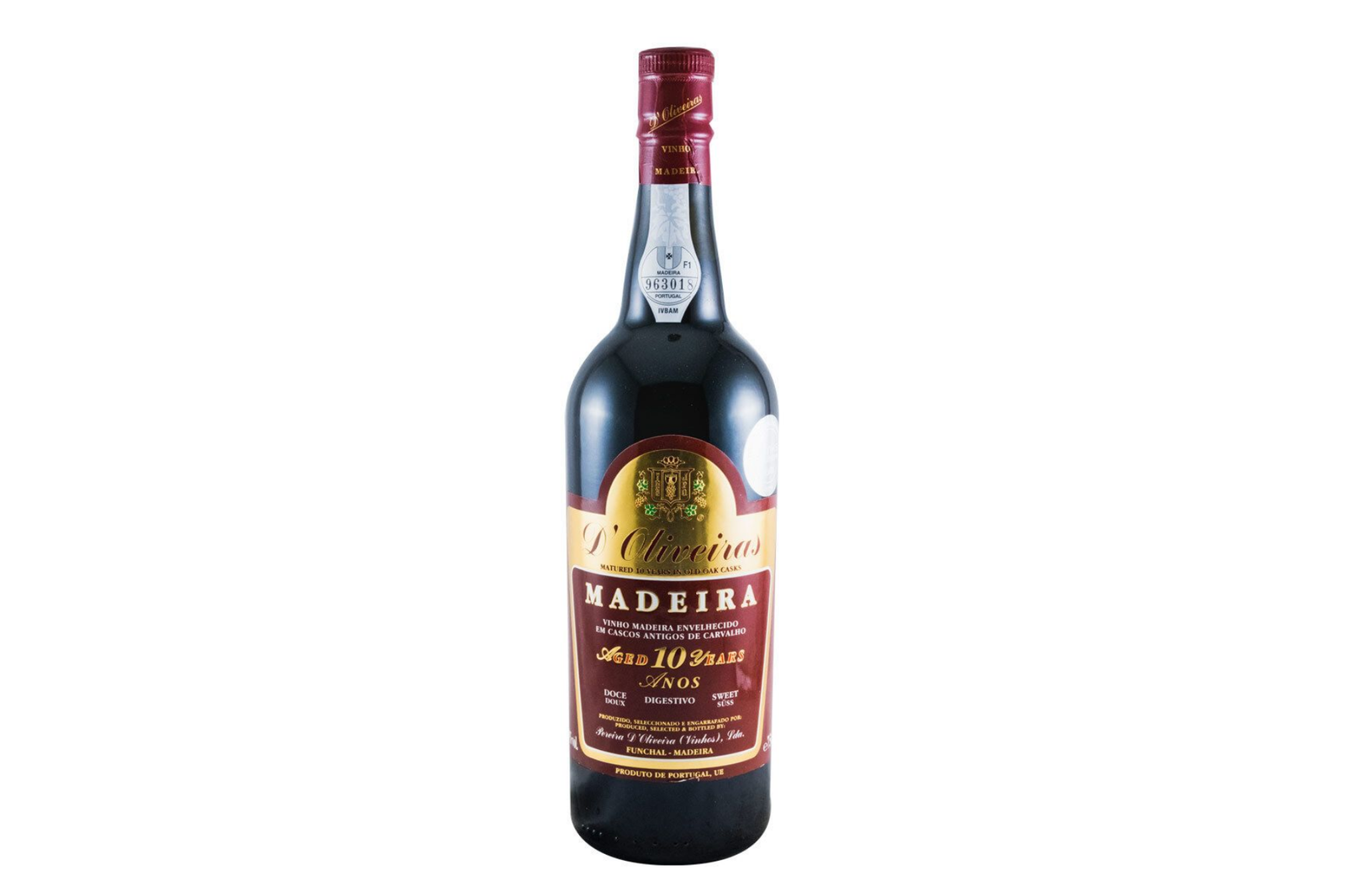 D'Oliveiras 10 Years Sweet Madeira NV