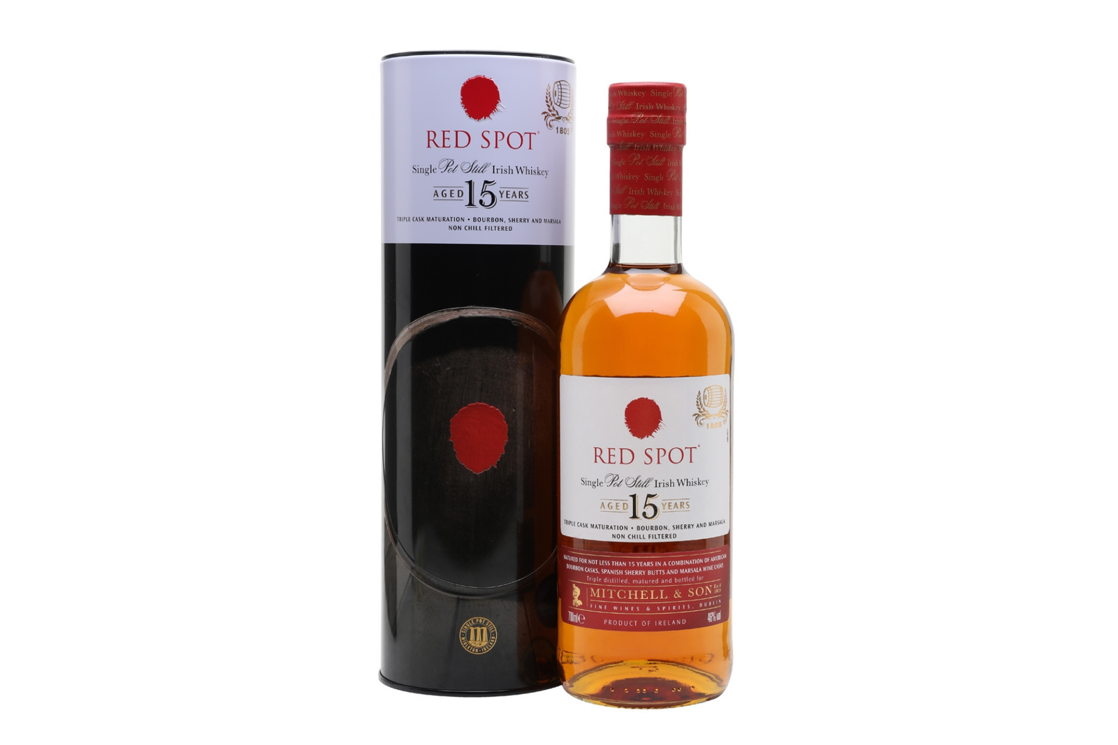 Red Spot 15YO Single Pot Still Whiskey 70cl