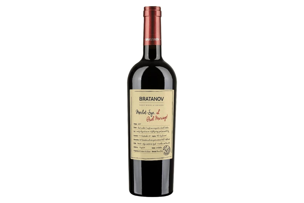 Bratanov Merlot &amp; Syrah Quel Mariage Thracian Valley 2018