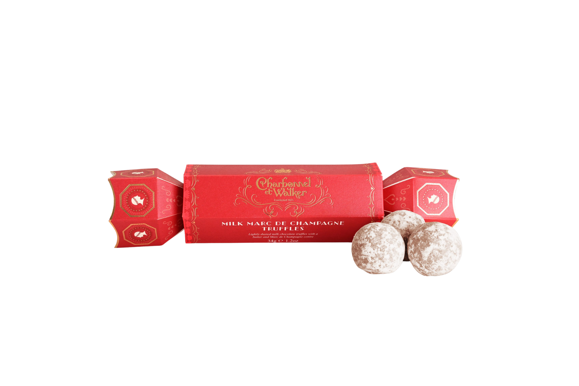 Charbonnel et WalkerMilk Marc De Champagne Truffles 34g Red Cracker