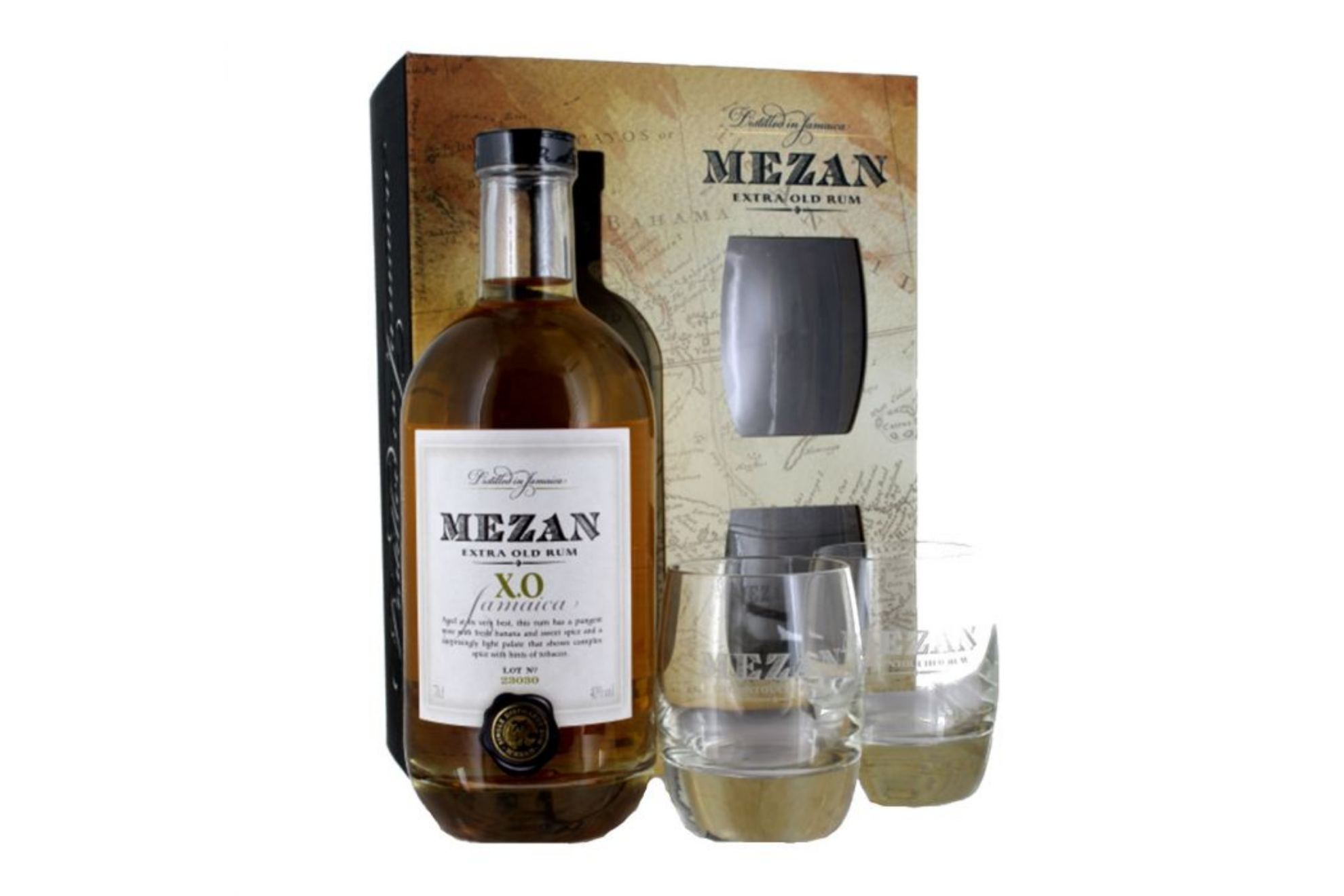 Mezan Jamaica Barrique XO Glass Pack 70cl