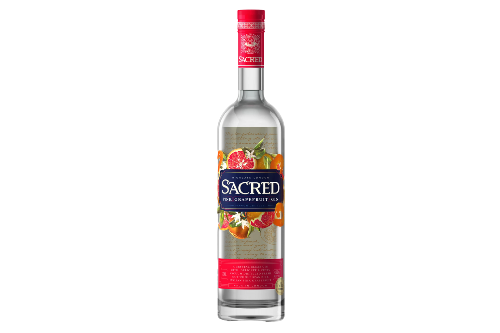 Sacred Pink Grapefruit Gin 70cl