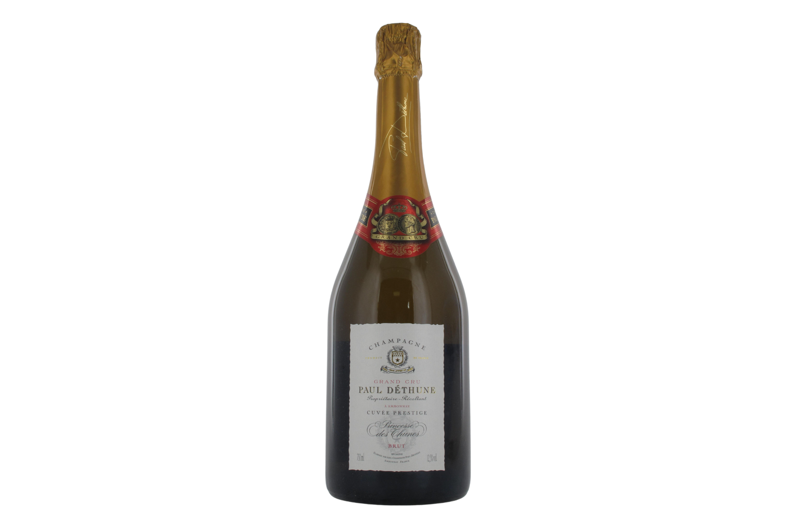Paul Dethune Cuvee Prestige Princesse des Thunes Brut Champagne Grand Cru 'Ambonnay'