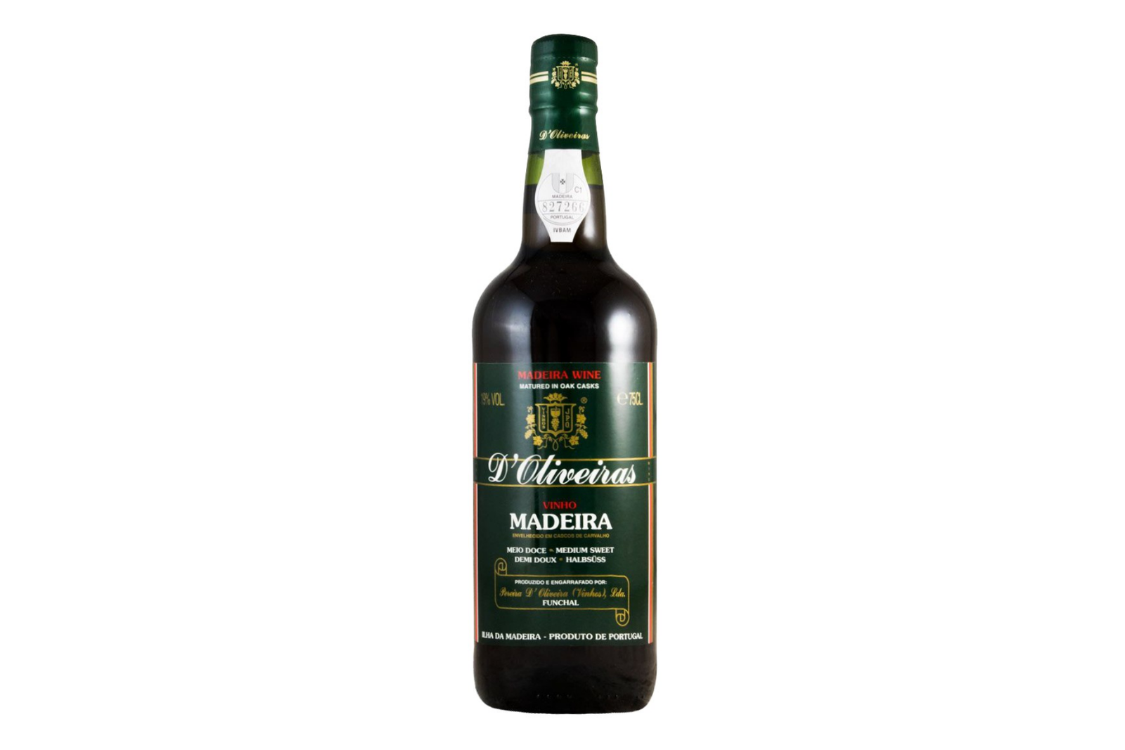 D'Oliveiras 3 Year Old Medium-Sweet Madeira NV